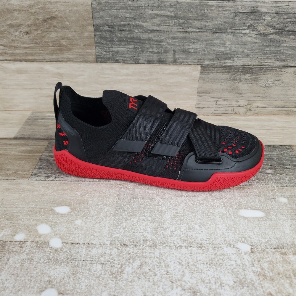 TYR Dropzero Lifter Shoes Womens Sz 8 Black Red Gym‎ Fitness